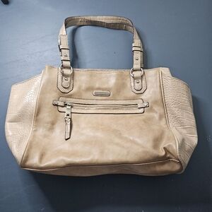 Classic Tan  Shoulder Bag with Textured Finish